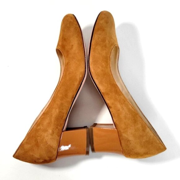 Cole Haan Womens Low block Heel Pumps Suede Size US 7B - Picture 7 of 15